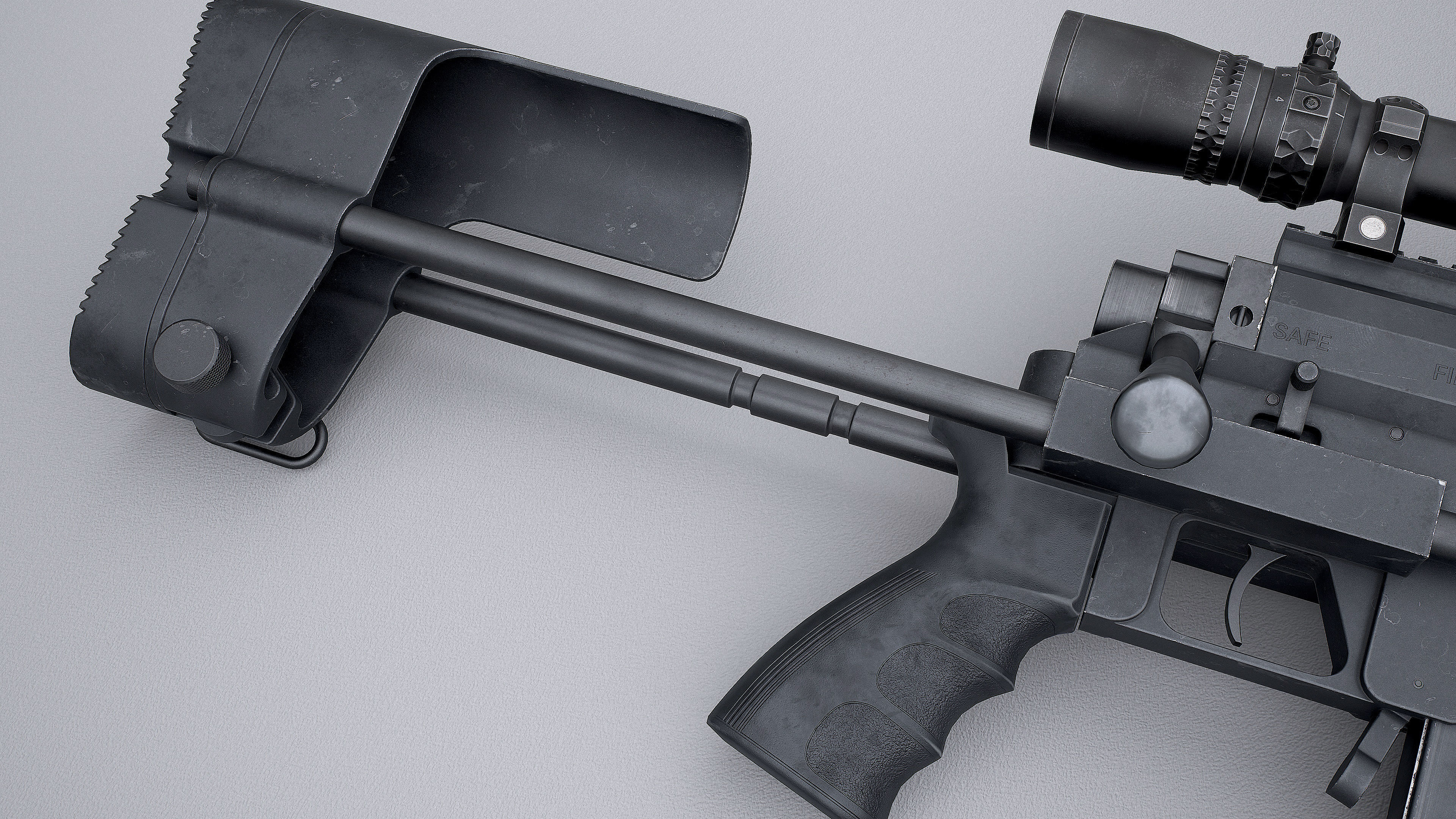 CHEYTAC M200 Low-poly 3D model_3