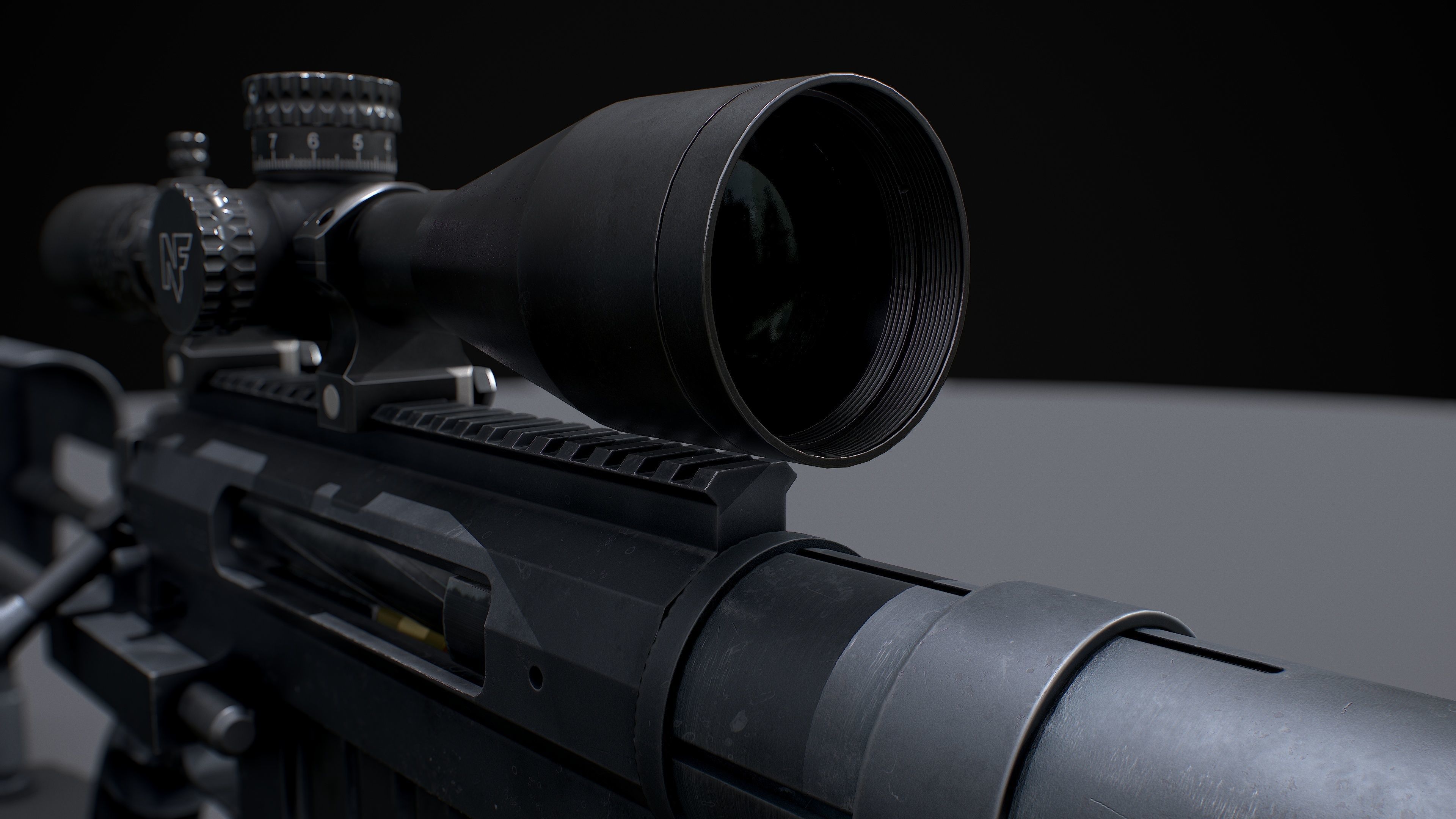 CHEYTAC M200 Low-poly 3D model_24