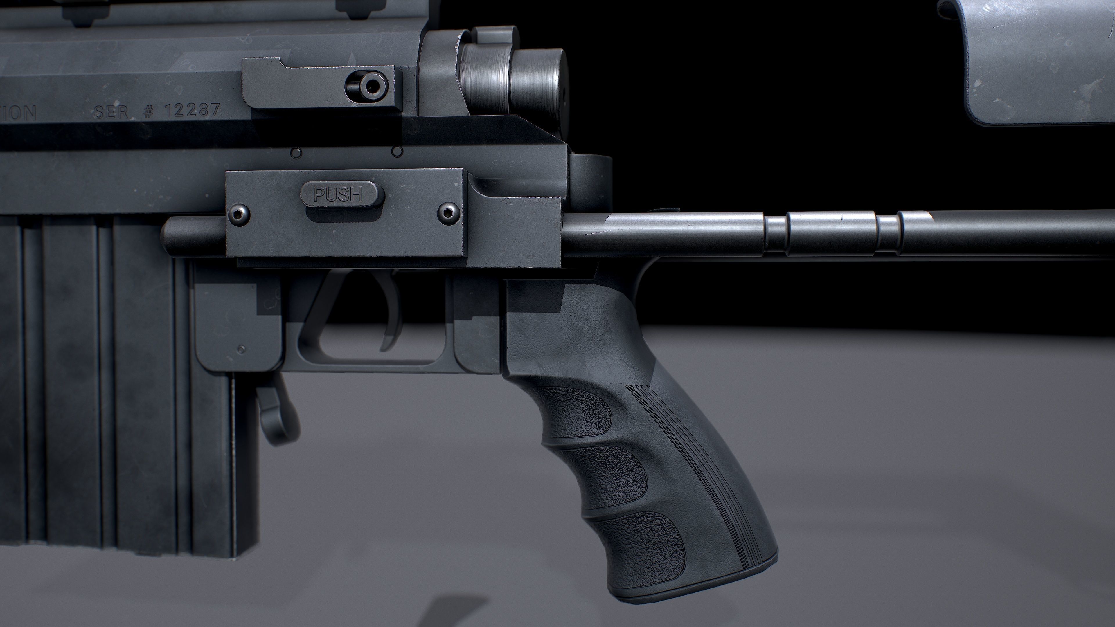 CHEYTAC M200 Low-poly 3D model_11