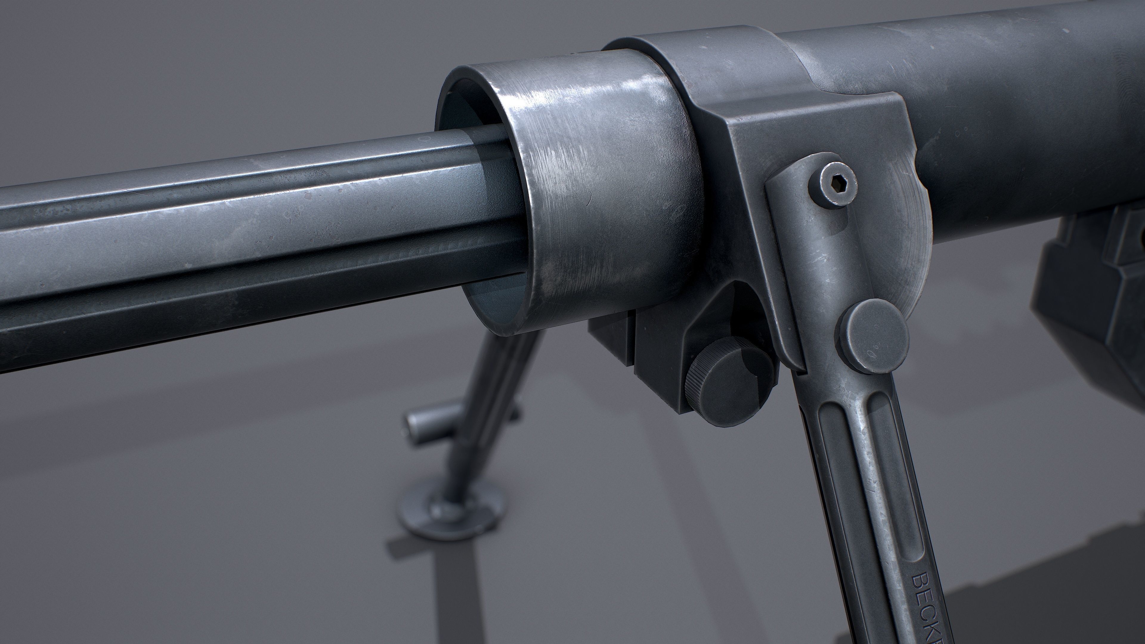 CHEYTAC M200 Low-poly 3D model_21