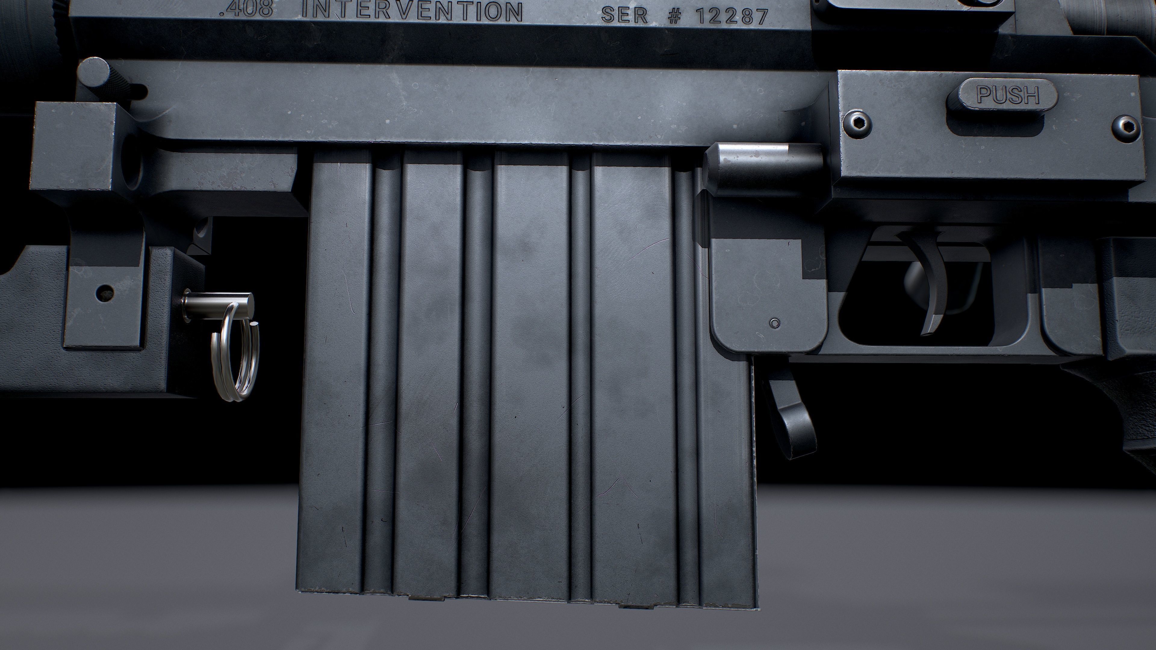 CHEYTAC M200 Low-poly 3D model_12