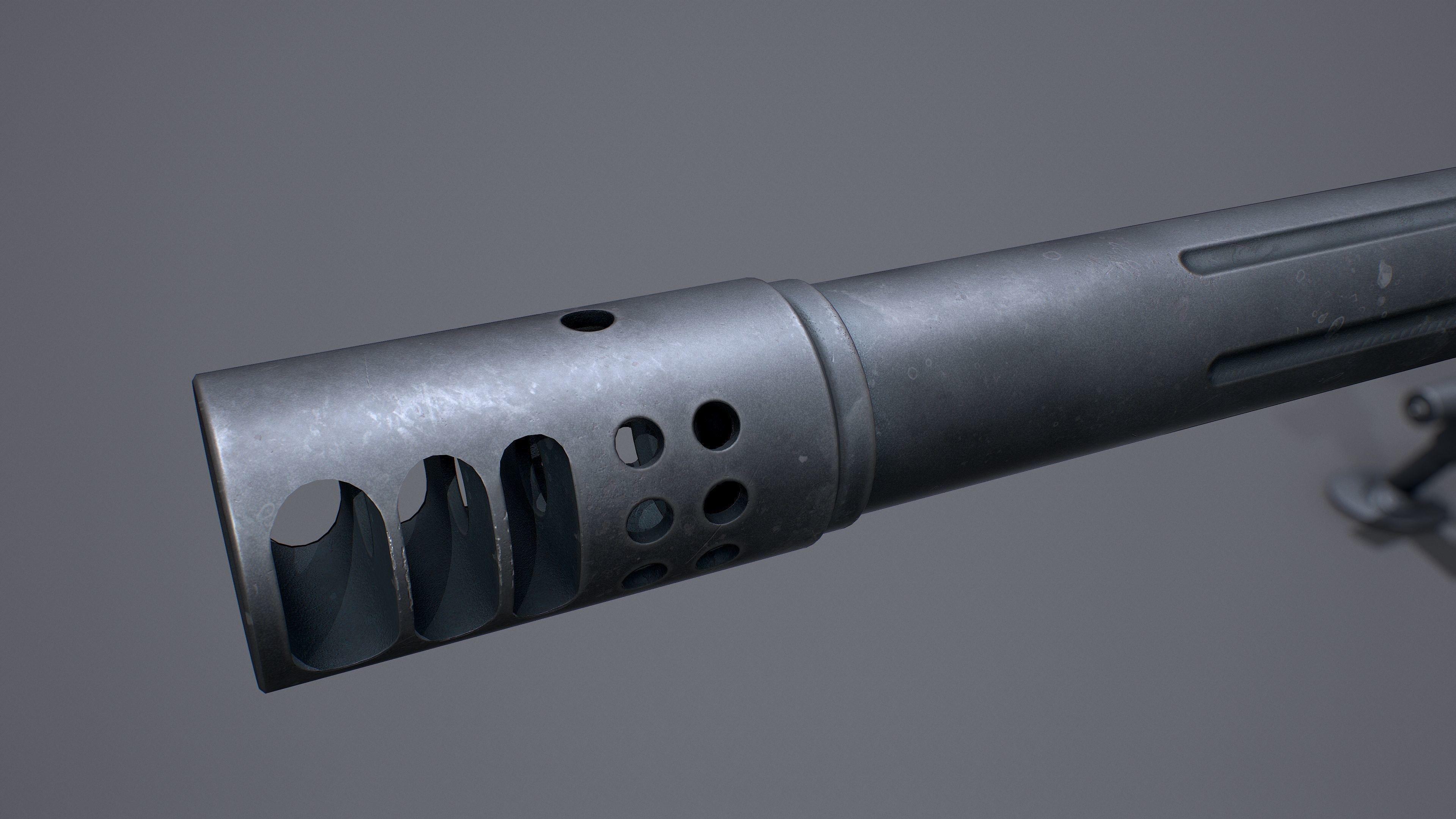 CHEYTAC M200 Low-poly 3D model_22