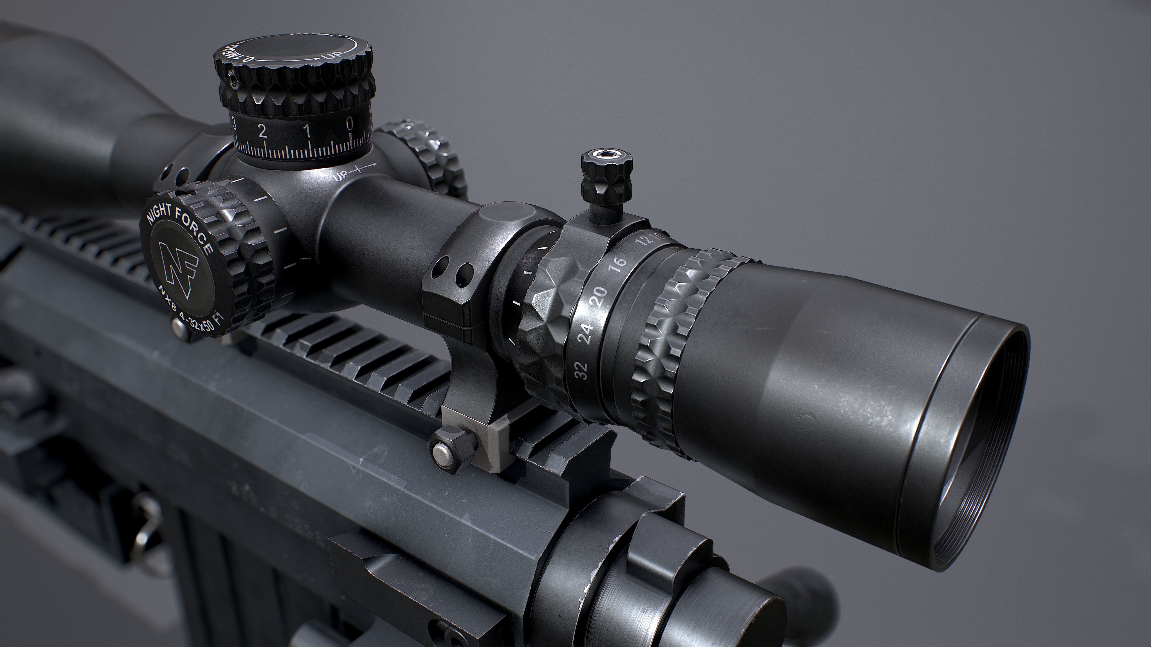 CHEYTAC M200 Low-poly 3D model_15