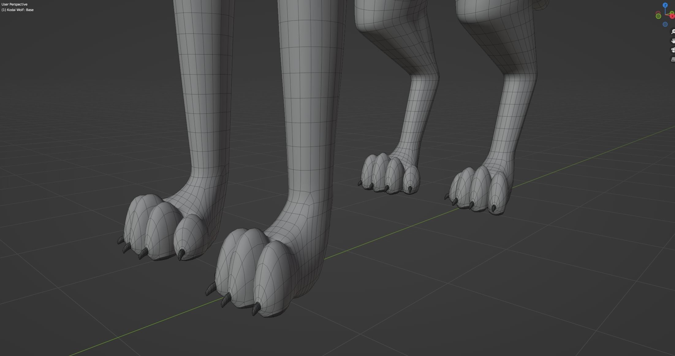 Kodai Wolf 3D model_54