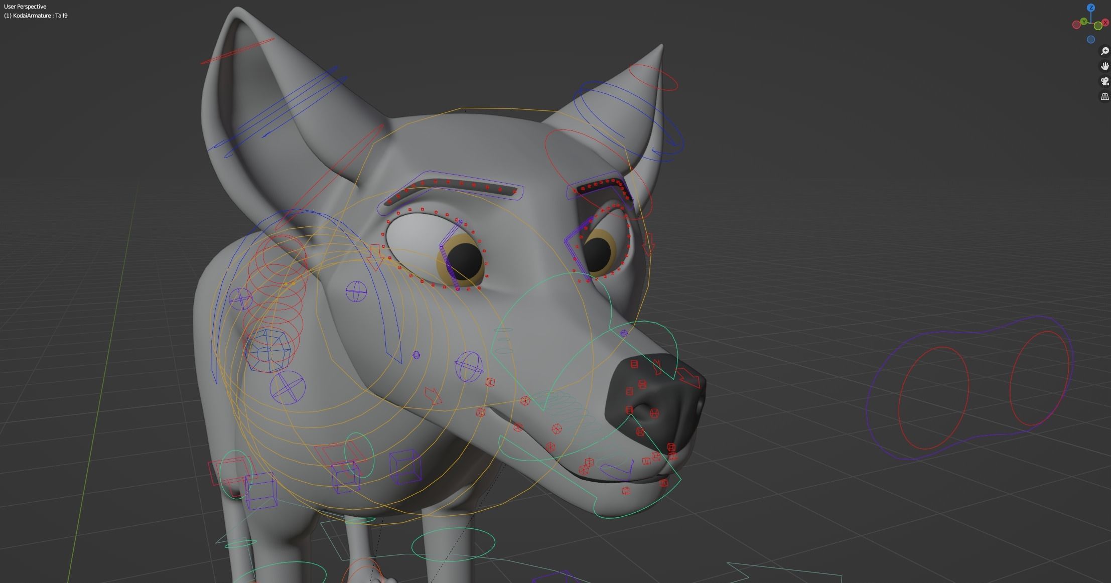 Kodai Wolf 3D model_39