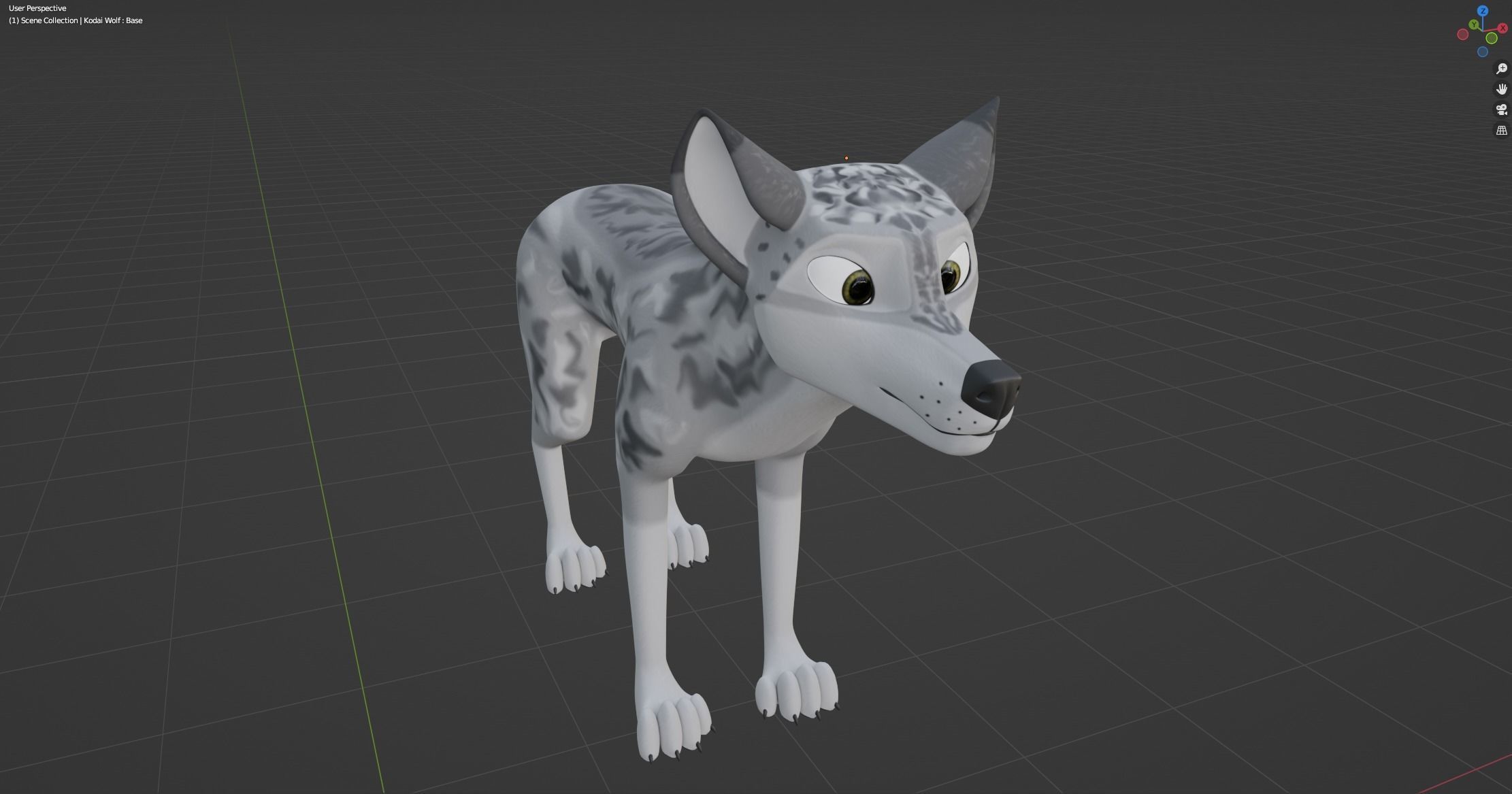Kodai Wolf 3D model_40