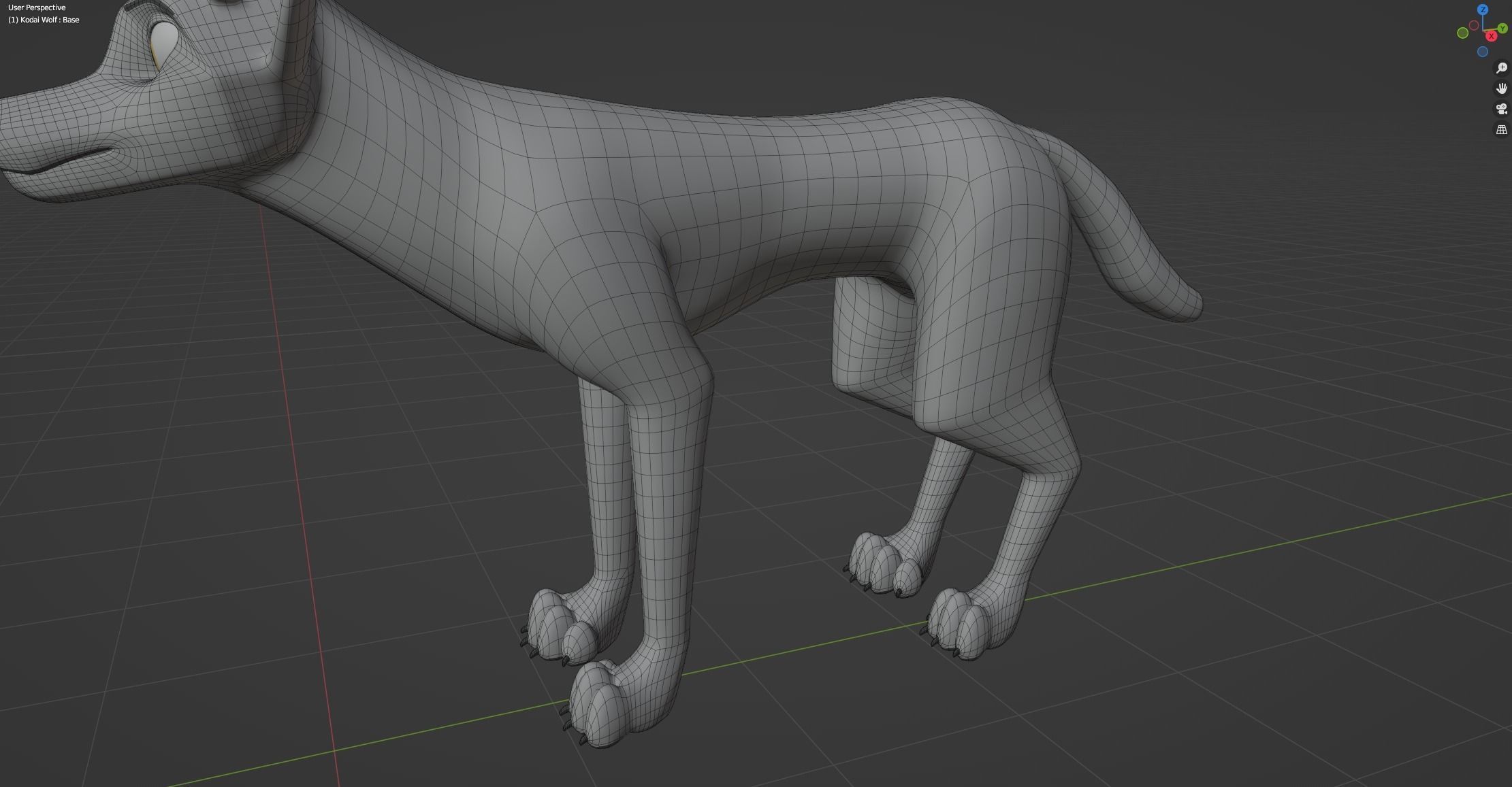 Kodai Wolf 3D model_49
