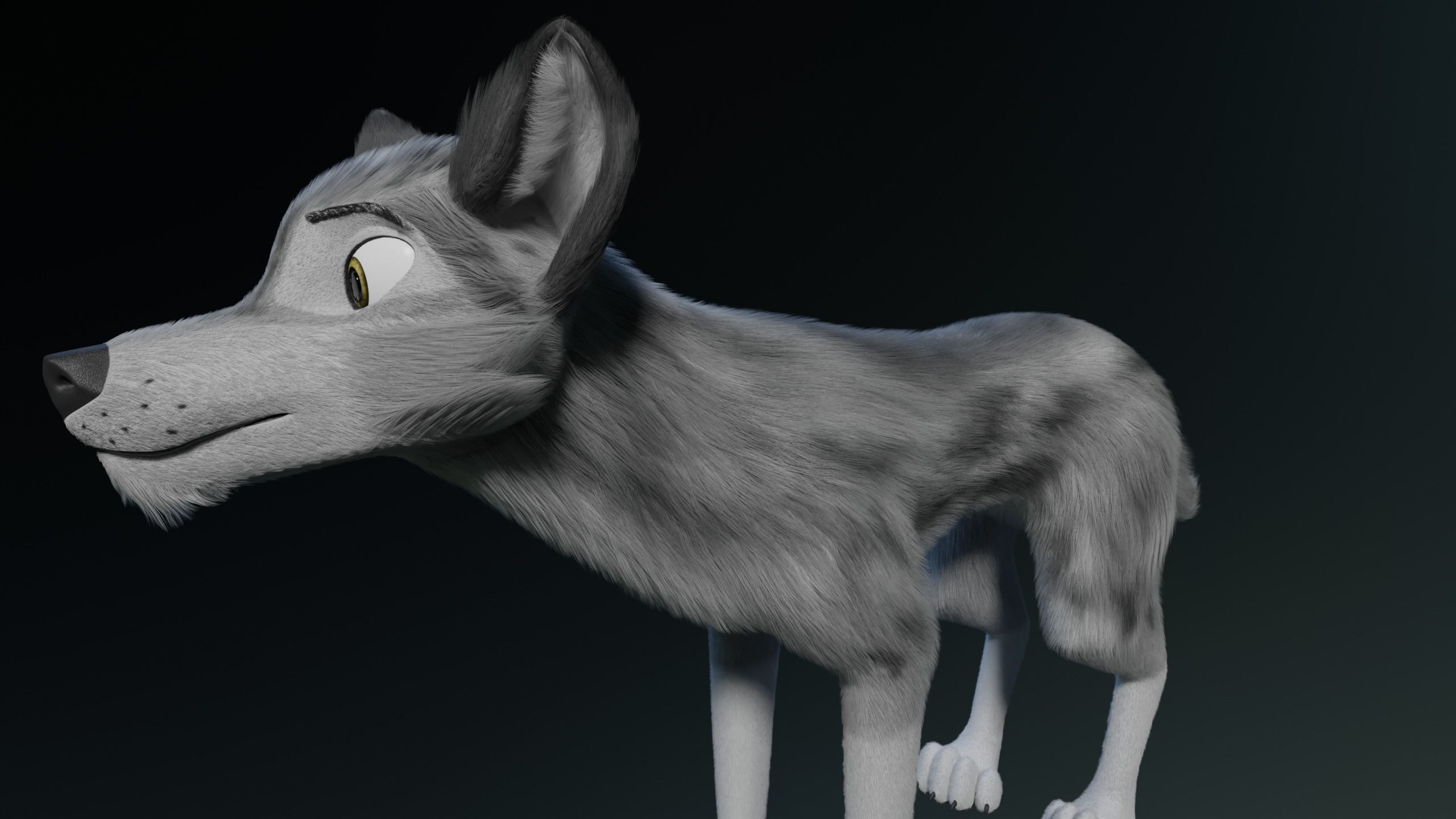 Kodai Wolf 3D model_5