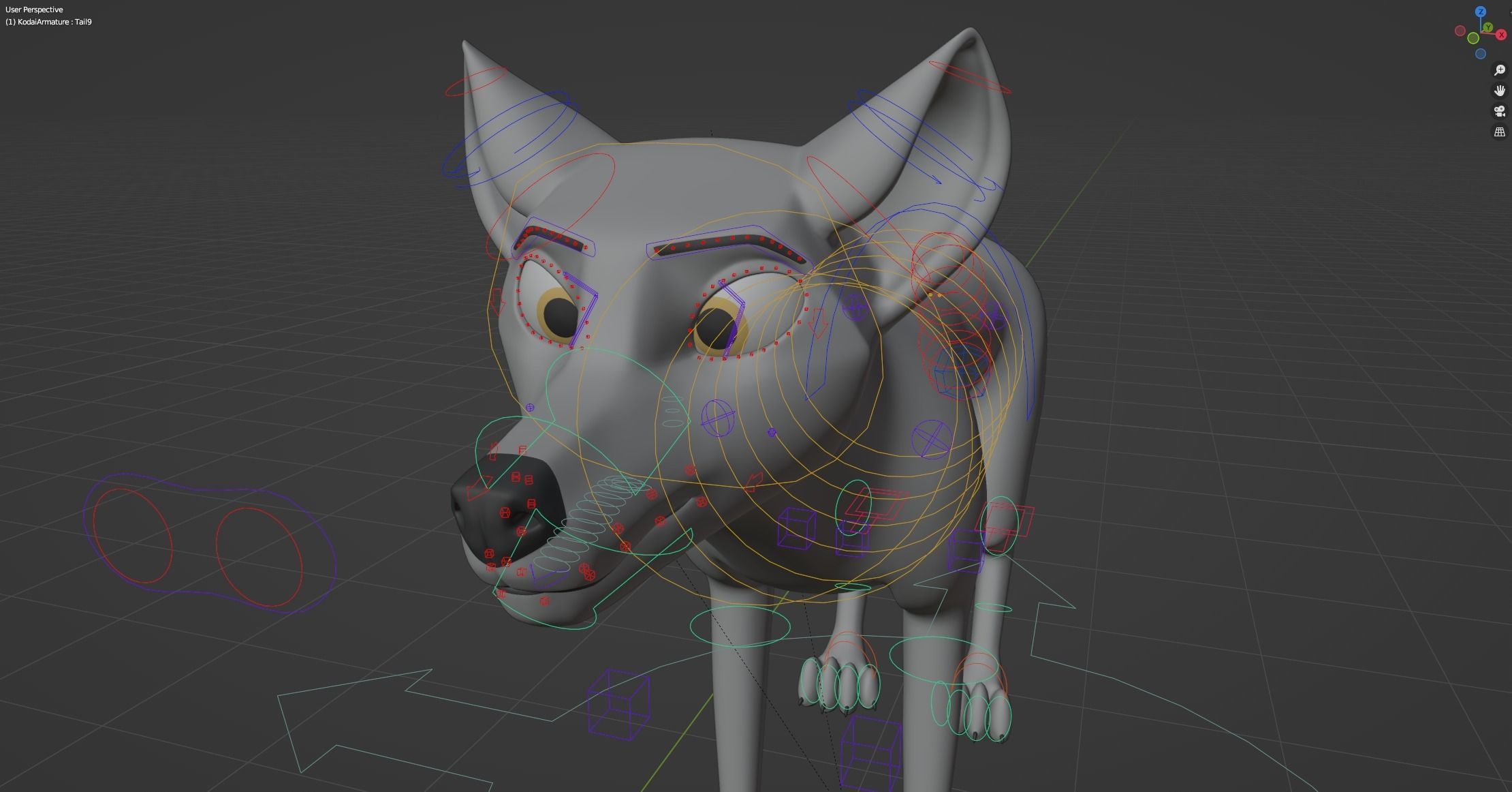 Kodai Wolf 3D model_38