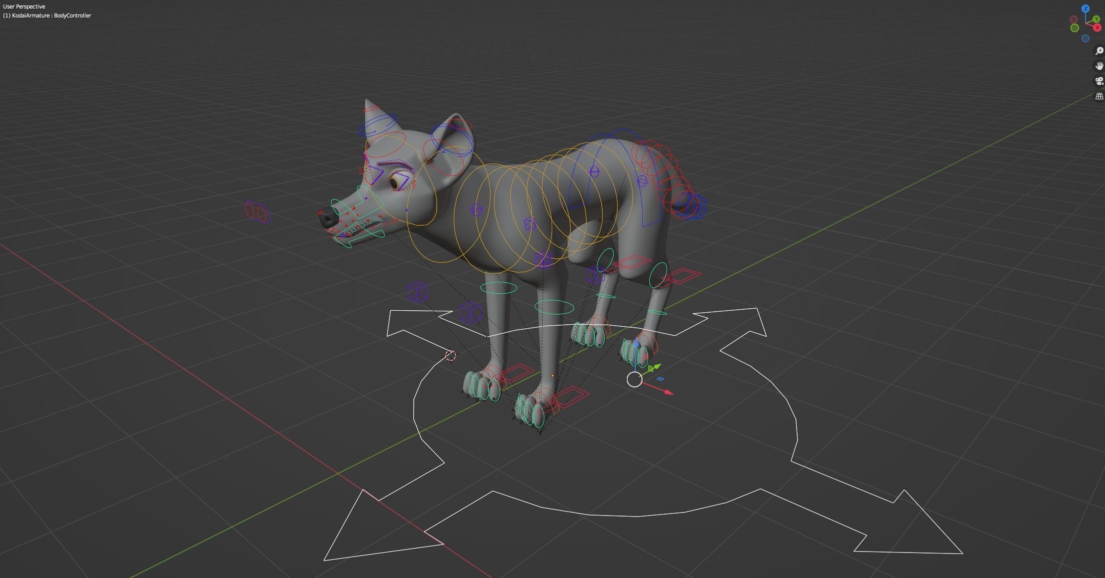 Kodai Wolf 3D model_34