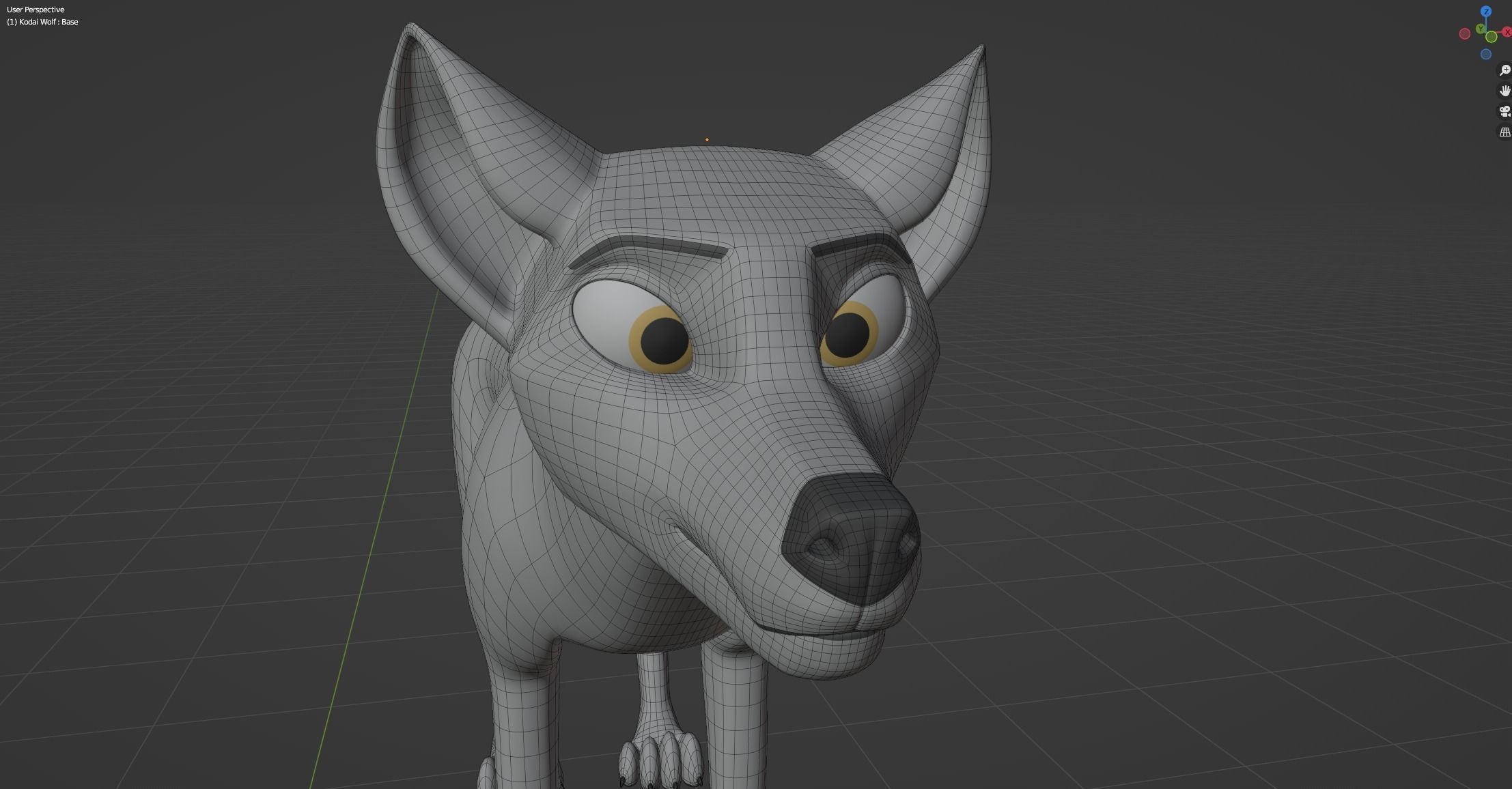 Kodai Wolf 3D model_47