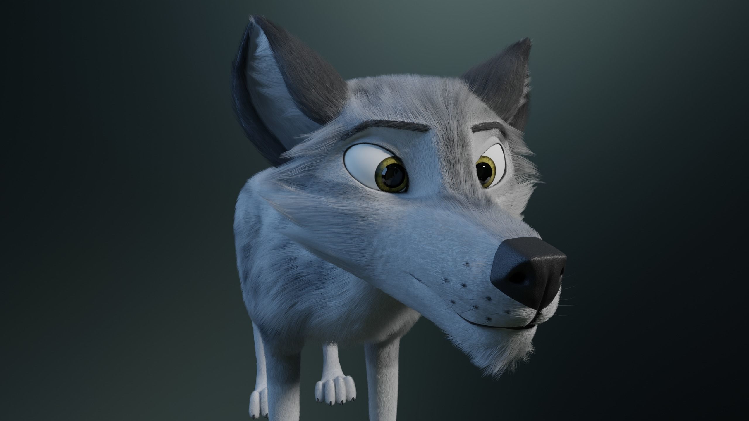 Kodai Wolf 3D model_2