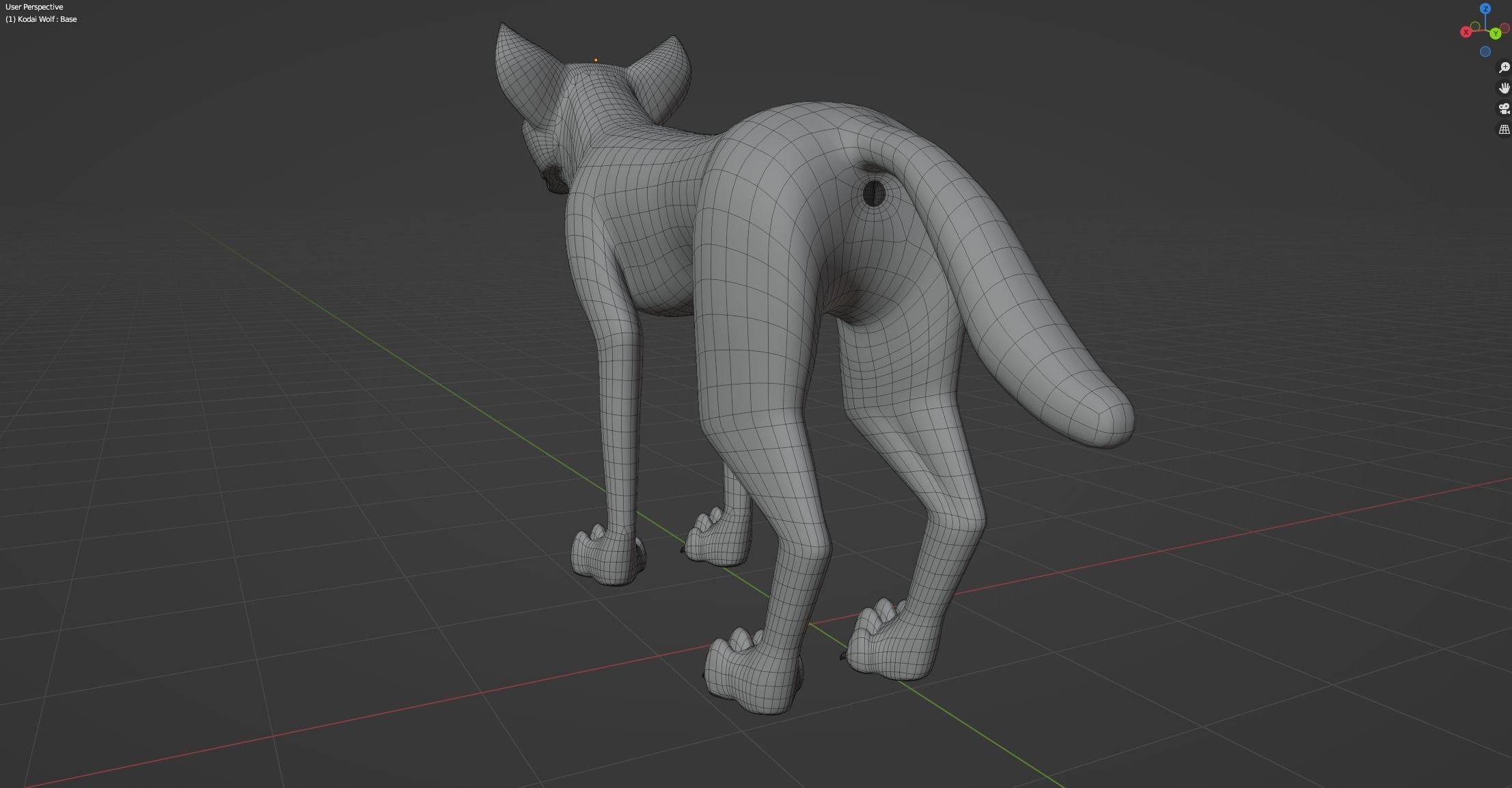 Kodai Wolf 3D model_50