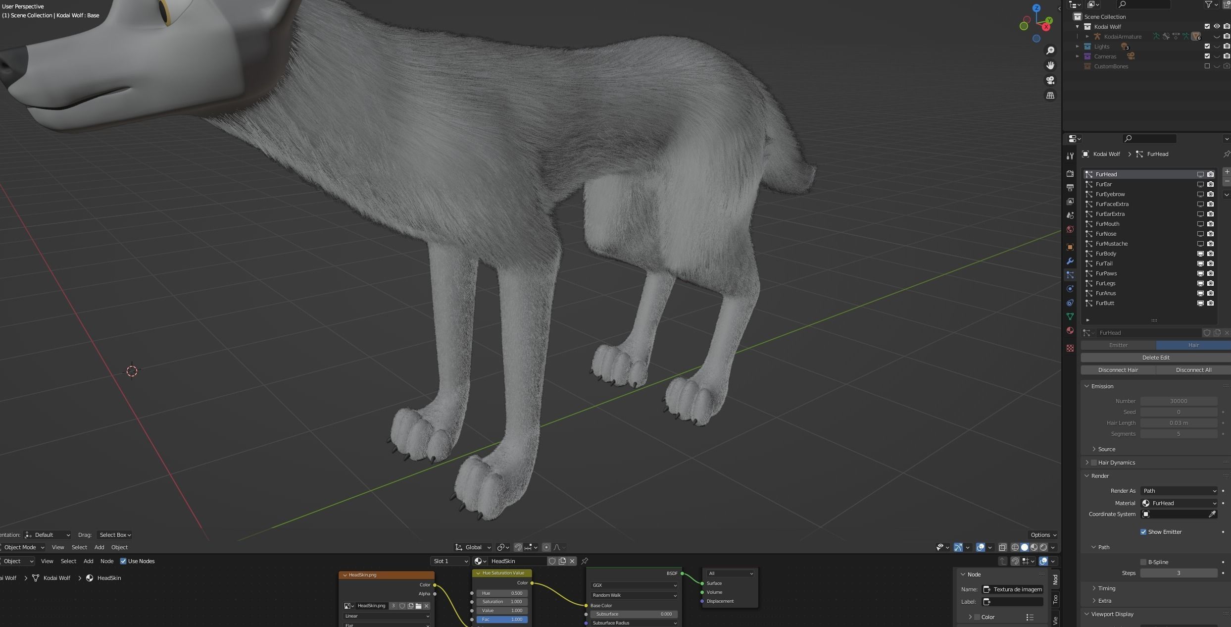 Kodai Wolf 3D model_67