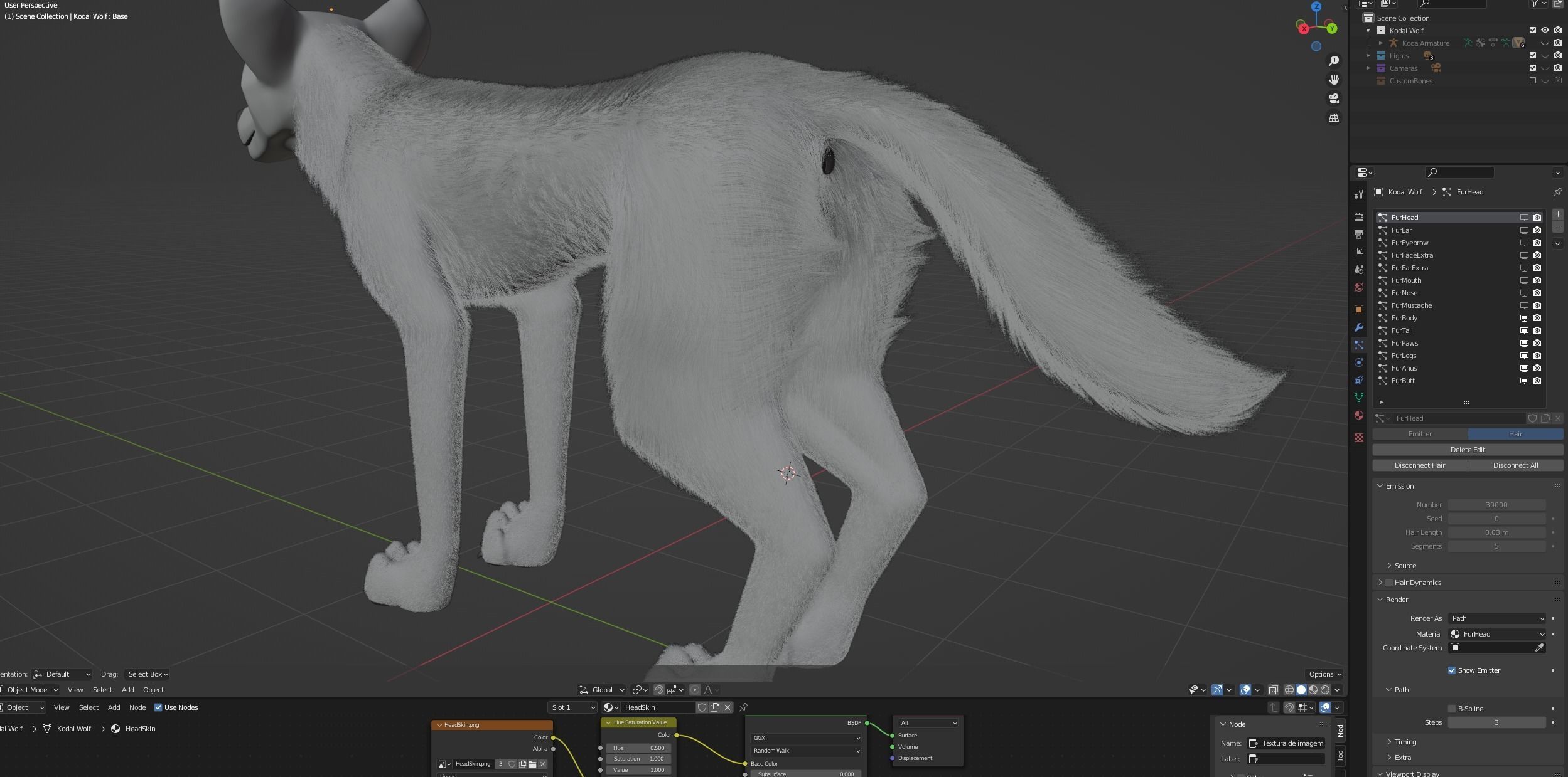 Kodai Wolf 3D model_68