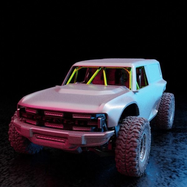 FULL KIT Bronco R Concept 3D print model_2