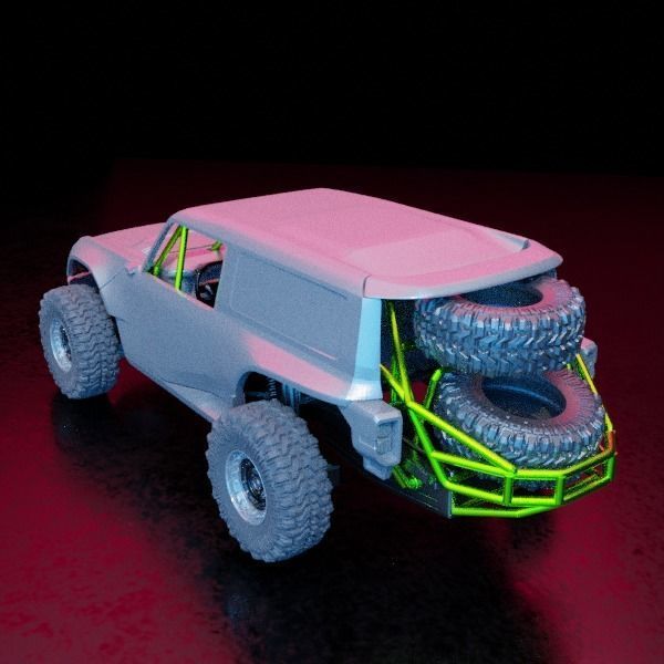 FULL KIT Bronco R Concept 3D print model_3