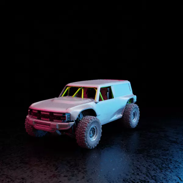 FULL KIT Bronco R Concept 3D print model_0