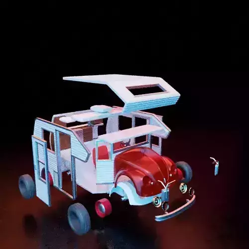 FULL KIT Super Bugger Beetle Motorhome 04fev22 3D print model
