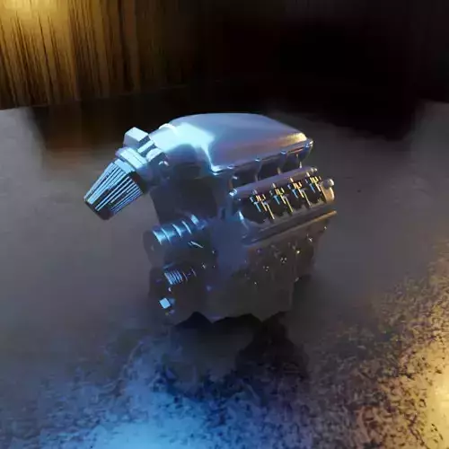 Camaro Copo Engine Miniature 3D print model