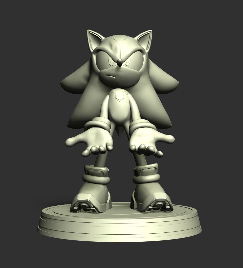 Shadow the Hedgehog 3D model 3D printable | CGTrader