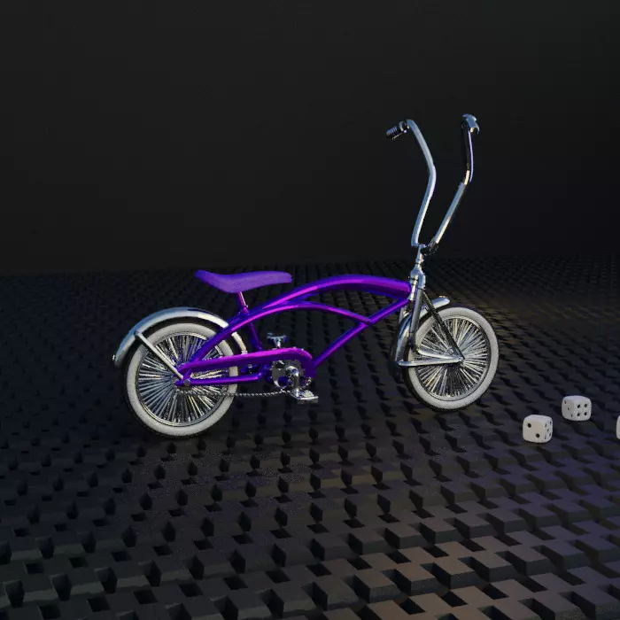 Lowrider Bike 1 3D print model_0