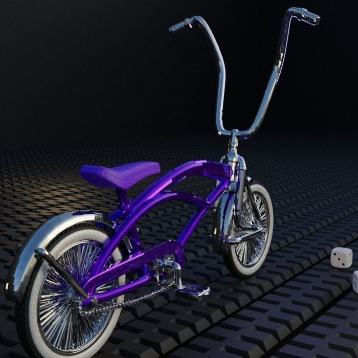 Lowrider Bike 1 3D print model_8