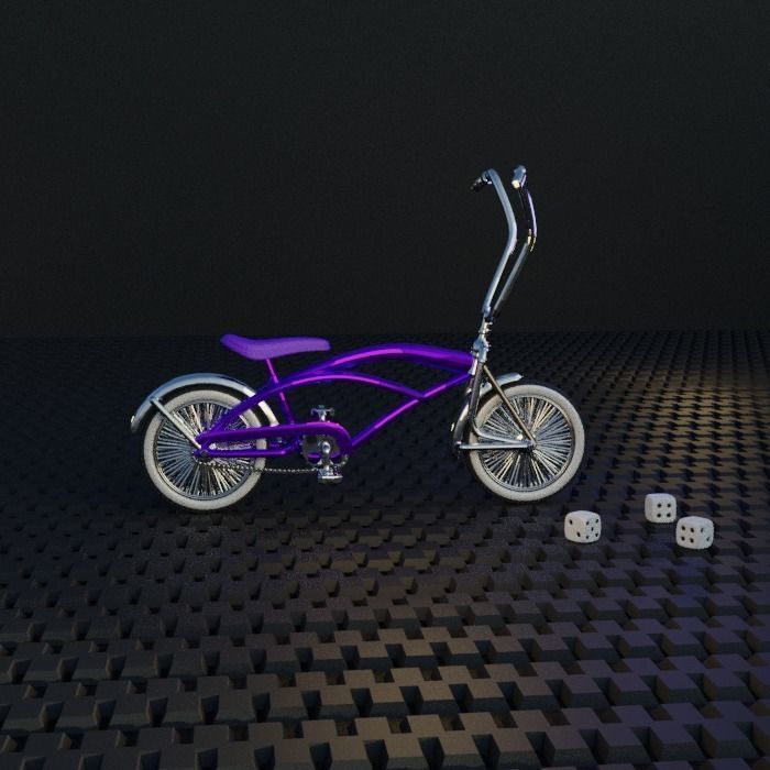 Lowrider Bike 1 3D print model_6