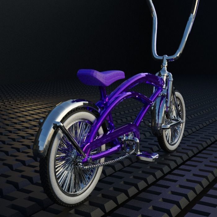 Lowrider Bike 1 3D print model_2