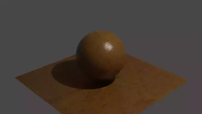 Wood PBR Material - Blender