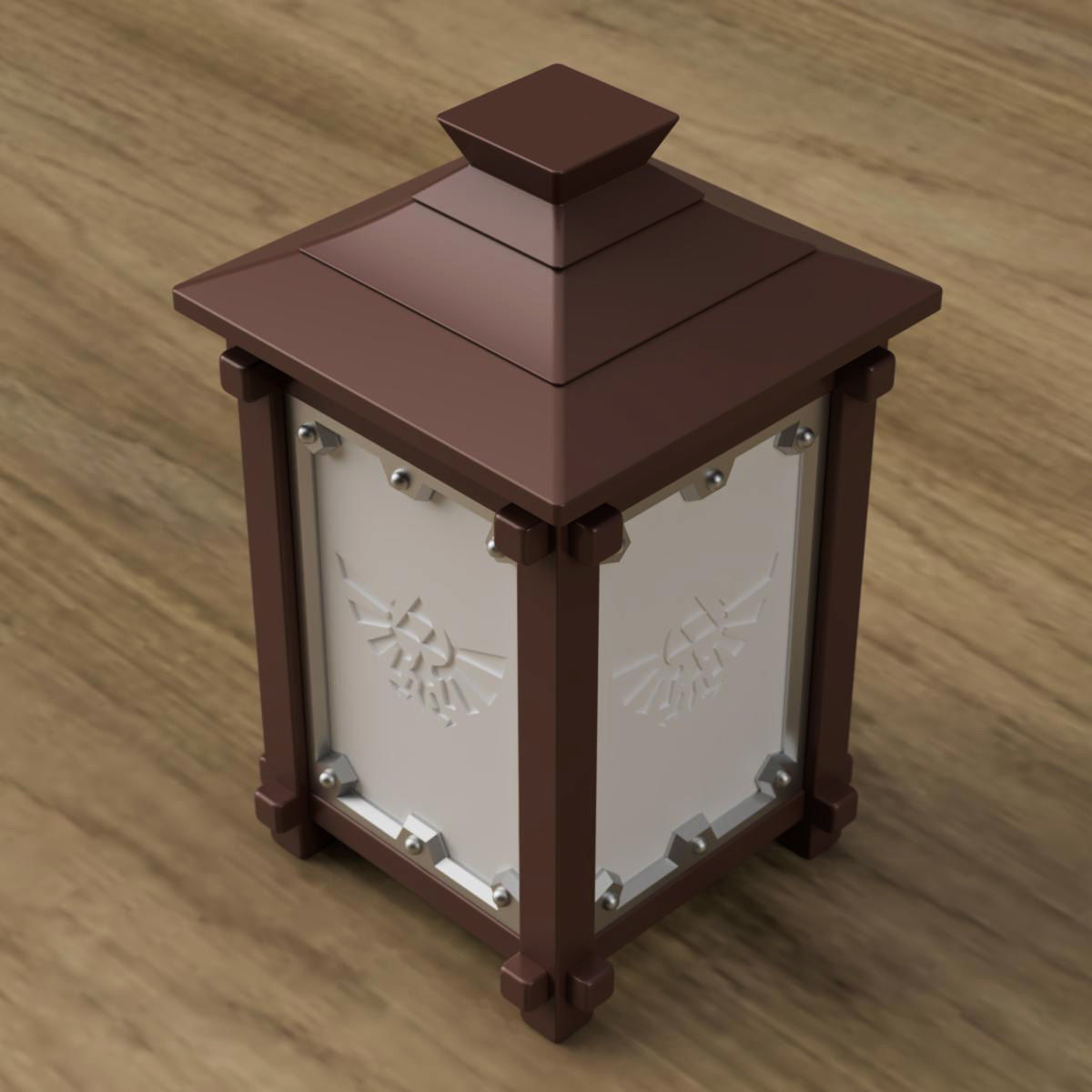 Custom Shoji Lamp 3D print model_2