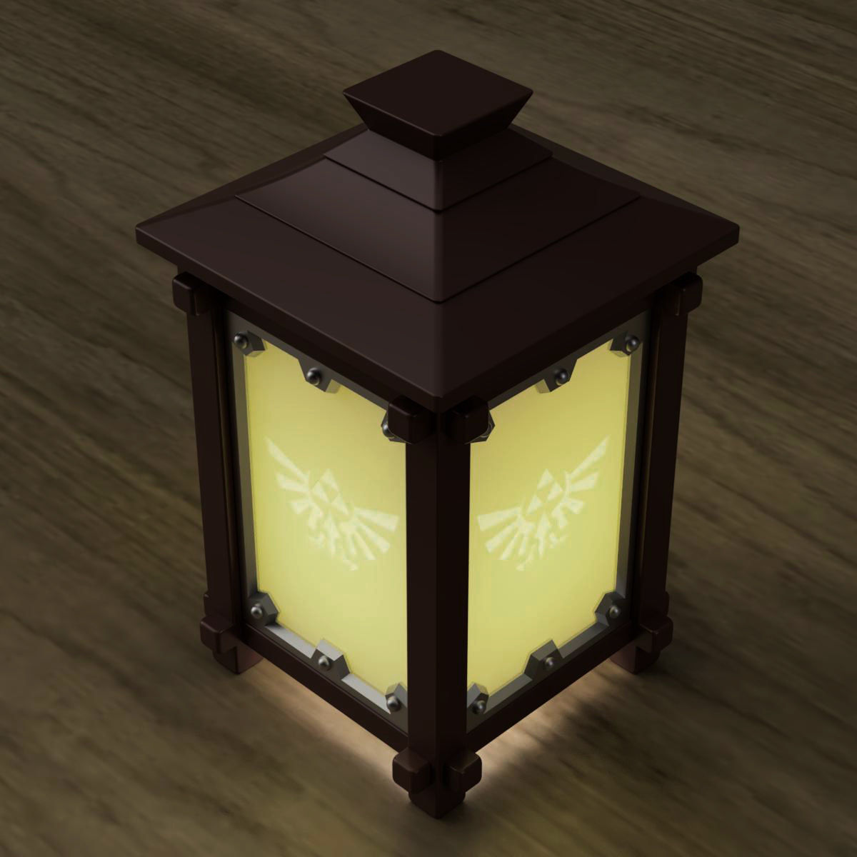 Custom Shoji Lamp 3D print model_1