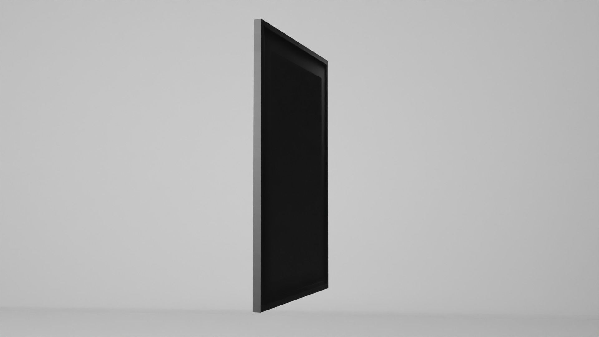 Abstract  Art painting on canvas Low-poly 3D model_7