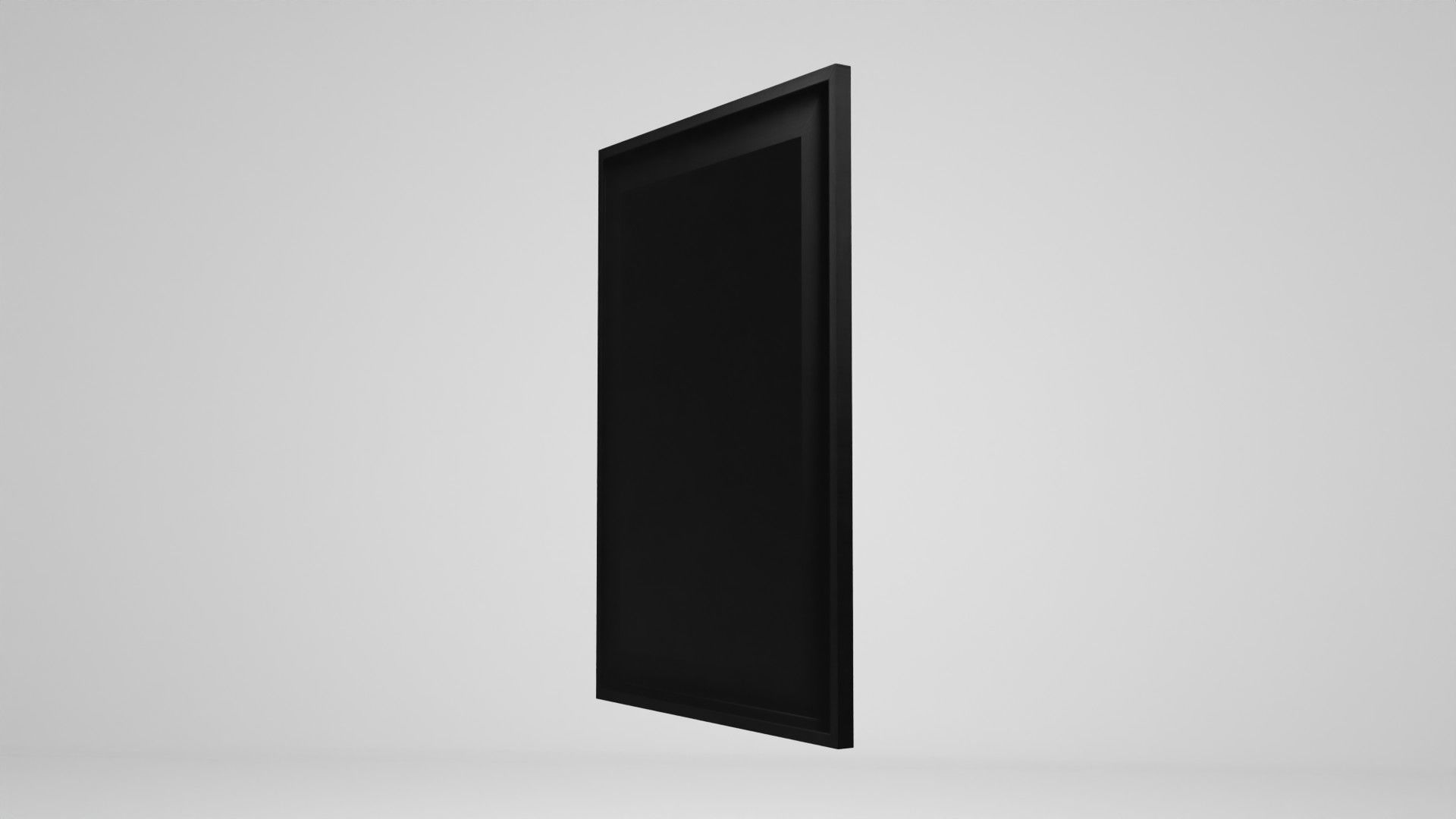 Abstract  Art painting on canvas Low-poly 3D model_15