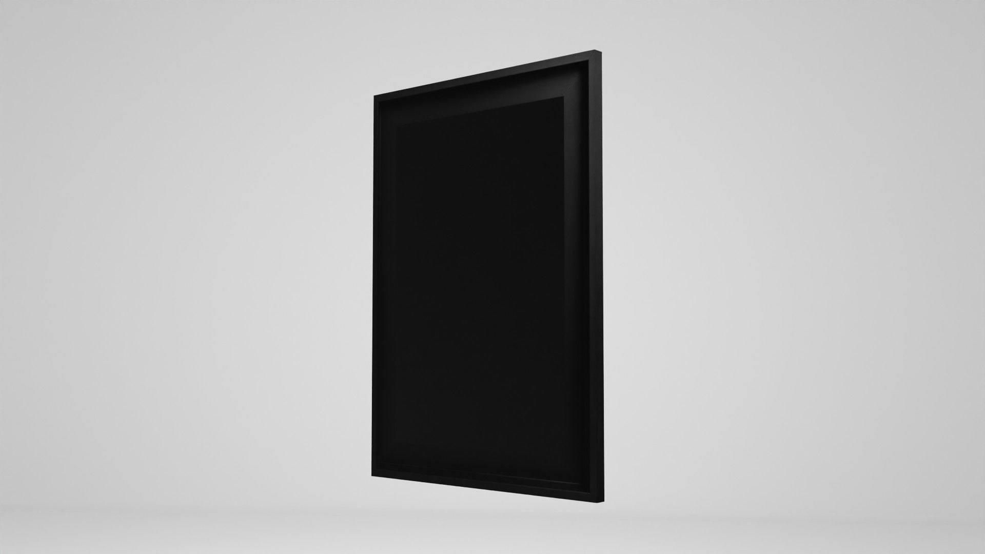 Abstract  Art painting on canvas Low-poly 3D model_14