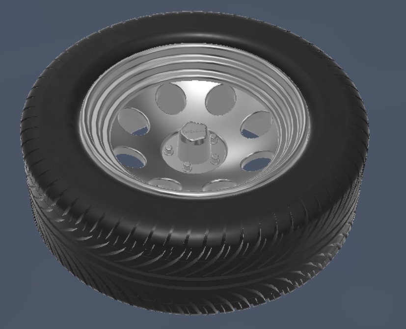 AR Baja Wheels with Tires and Brakes for 3D Printing 3D print model_7