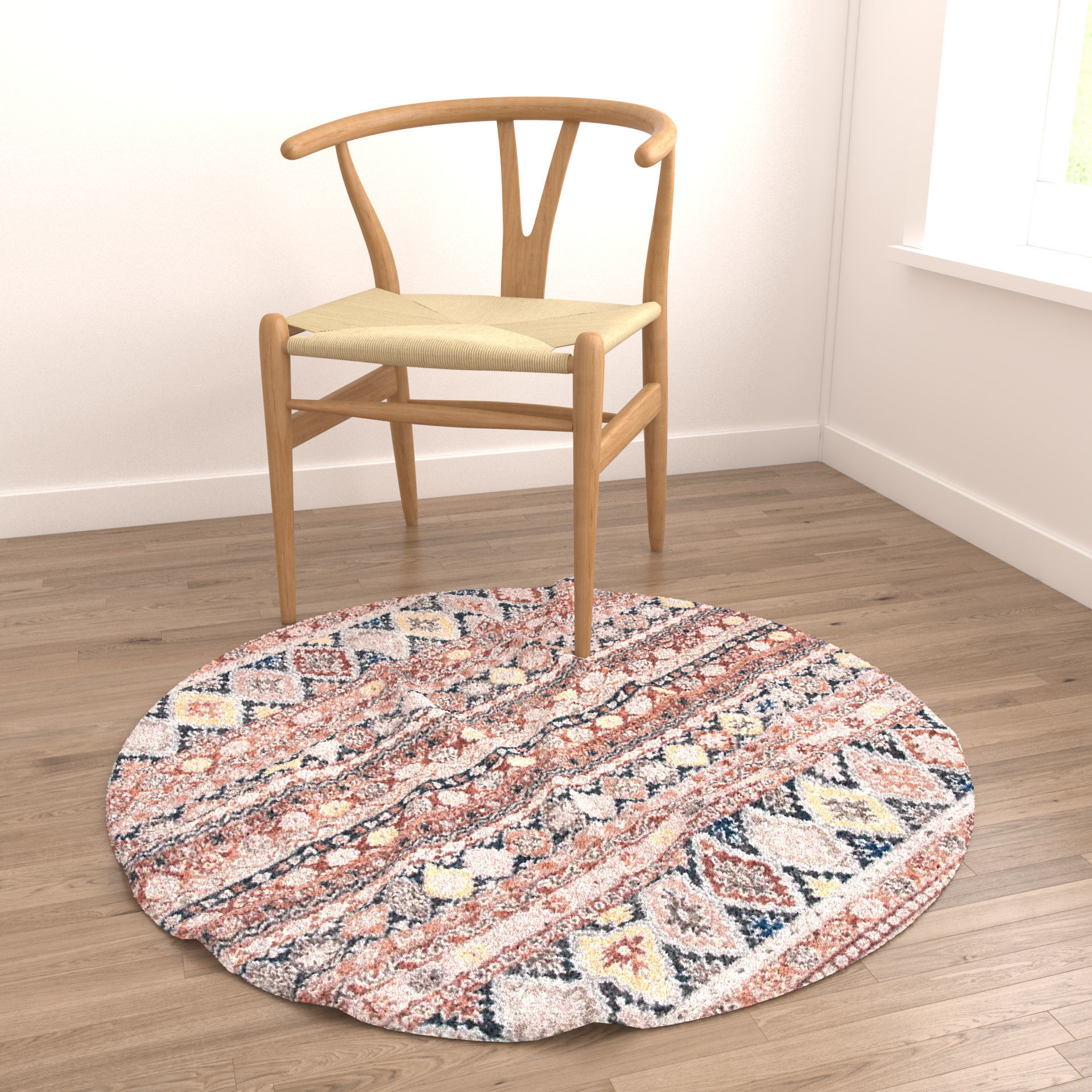 Rugs No 689 Low-poly 3D model_4