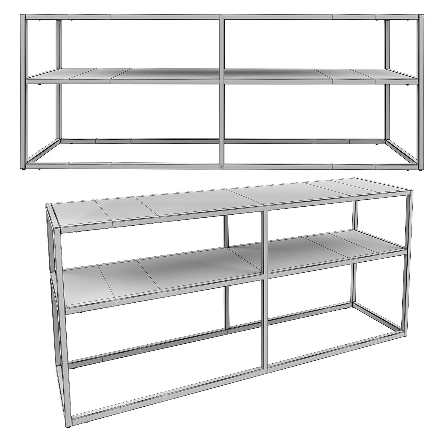 shelves Newton 3D model_1