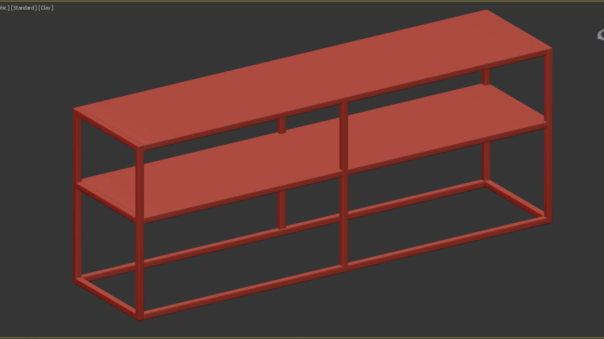 shelves Newton 3D model_4