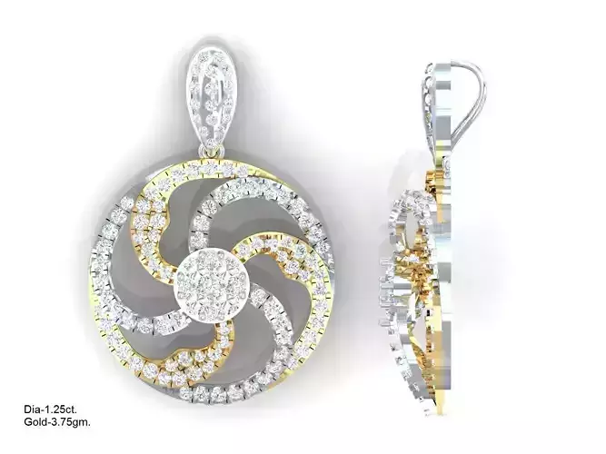 Luxury  pendant for 3D printing