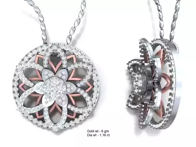 Luxury  pendant for 3D printing