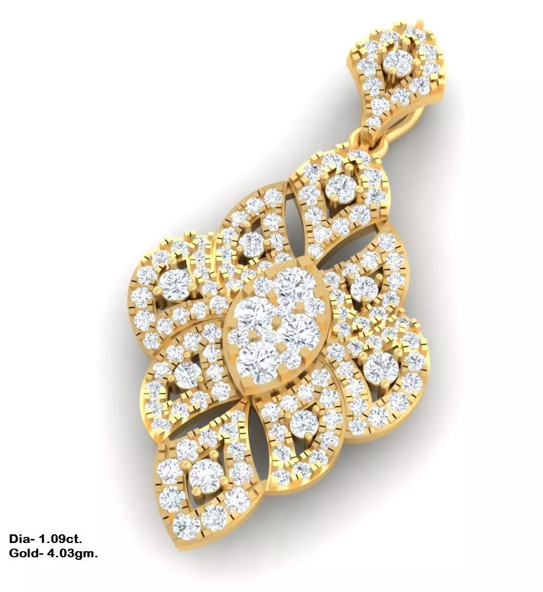Luxury pendant for 3D printing 3D print model