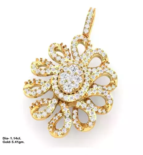 Luxury  pendant for 3D printing