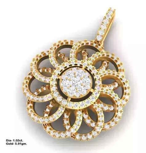 Luxury  pendant for 3D printing