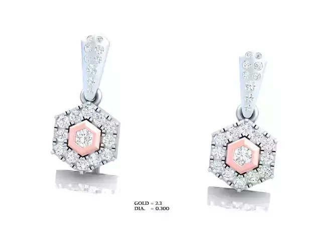 Luxury earrings  for 3D printing