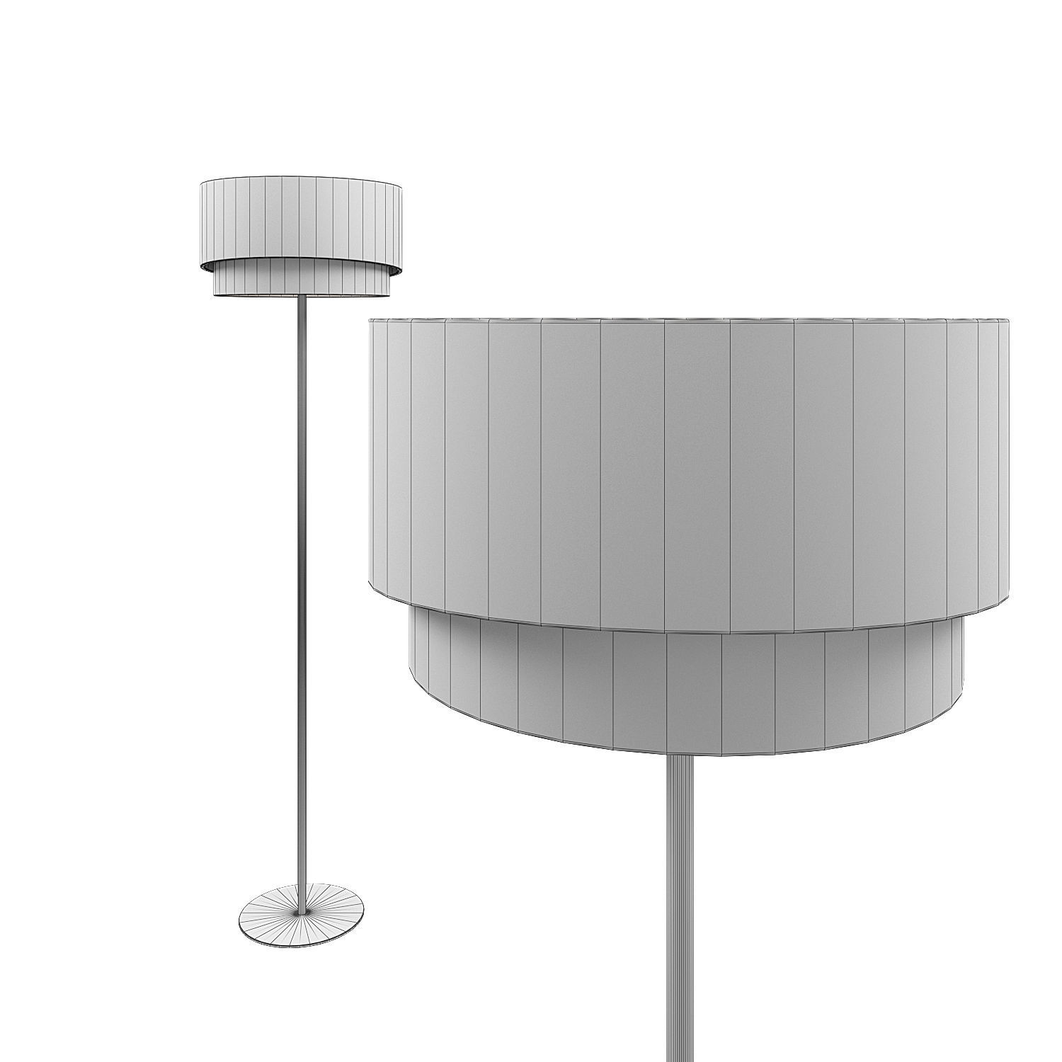TOWNSHEND 4 Lampadaire lamp 3D model_1