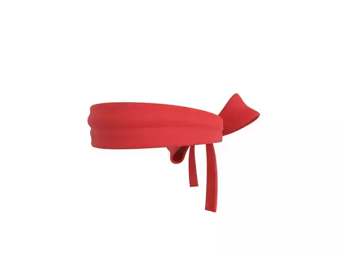 Prop118 Red Headband 3D model