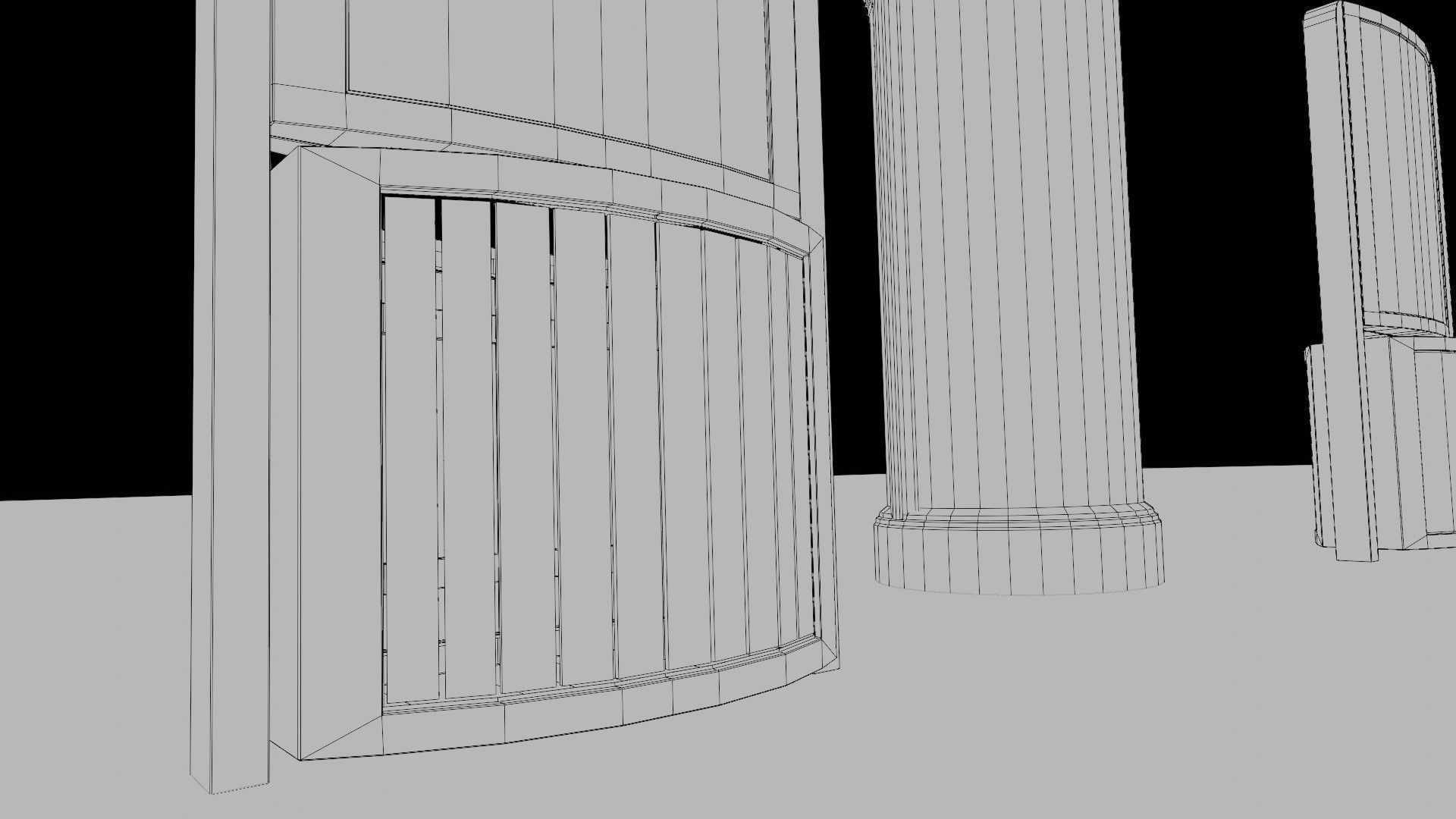 a collection of road side advertisement boards with 4k textures Low-poly 3D model_44