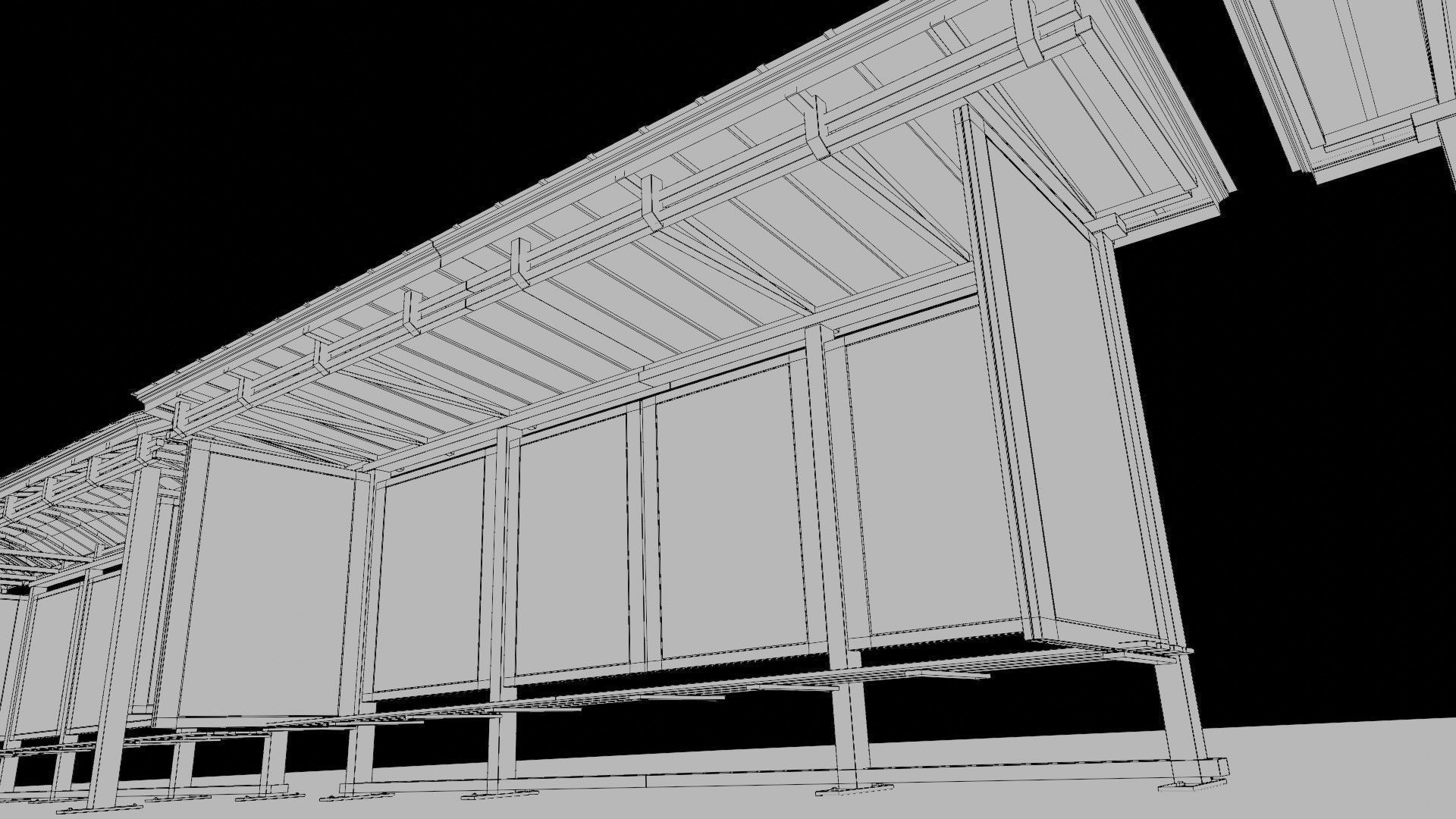 a collection of road side advertisement boards with 4k textures Low-poly 3D model_27