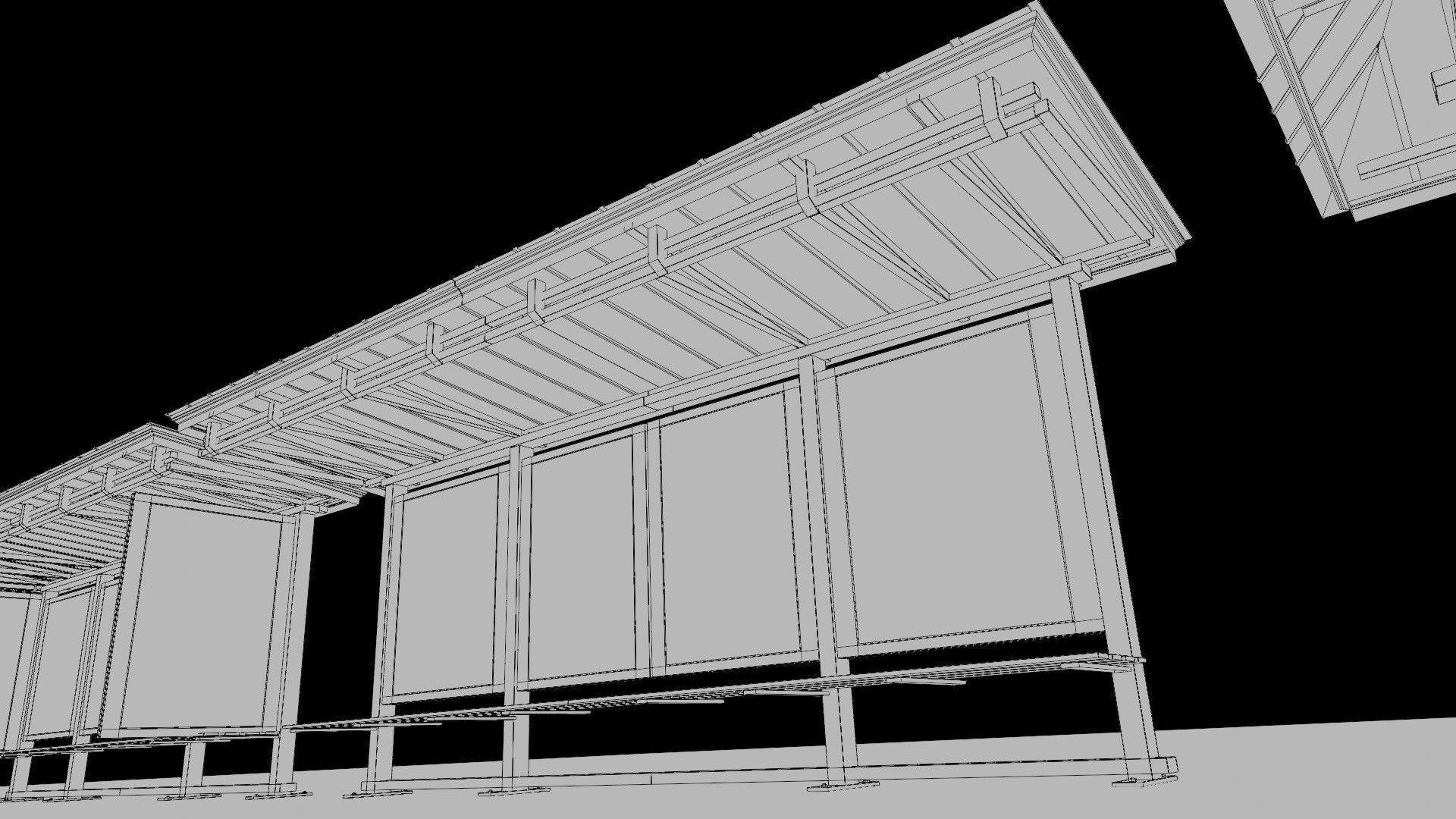 a collection of road side advertisement boards with 4k textures Low-poly 3D model_18